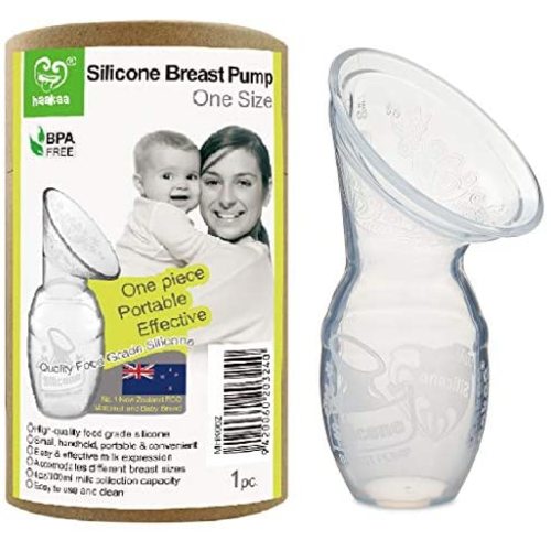 Haakaa Silicone Breastfeeding Manual Breast Pump Milk Pump 100% Food Grade Silicone BPA PVC and Phthalate Free