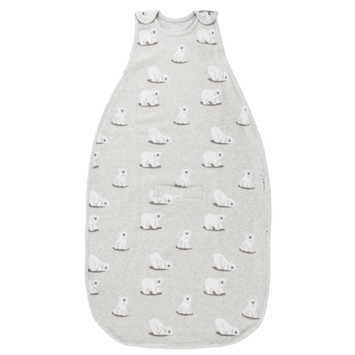 4 Season® Ultimate Baby Sleep Bag, Merino Wool & Organic Cotton, Polar Bear. 0-2 years