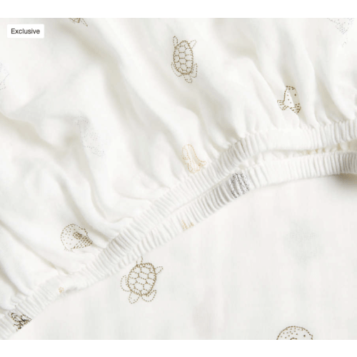 Supersoft Sea Dreams Organic Cotton Baby Crib Fitted Sheet