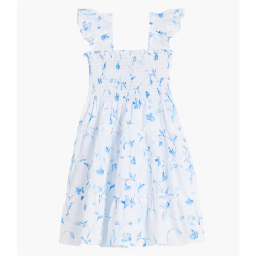 The Baby Ellie Nap Dress - Blue Botanical