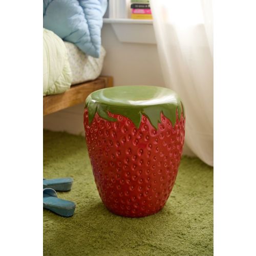 Strawberry Ceramic Side Table