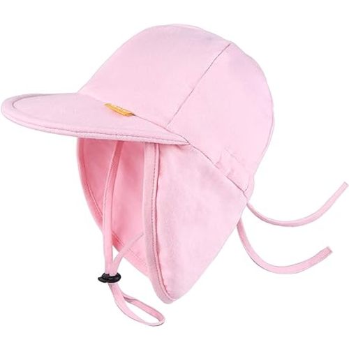 FURTALK Baby Sun Hat UPF 50+ UV Ray Sun Protection Cotton Toddler Hats for Boys Girls Pink