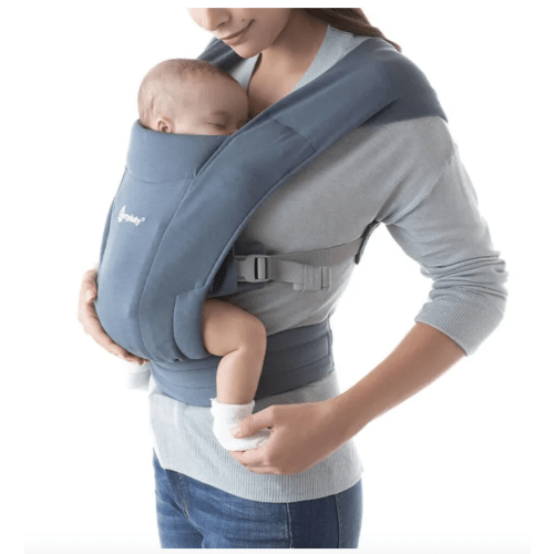 Embrace Baby Carrier For Newborn | Ergobaby | Oxford Blue