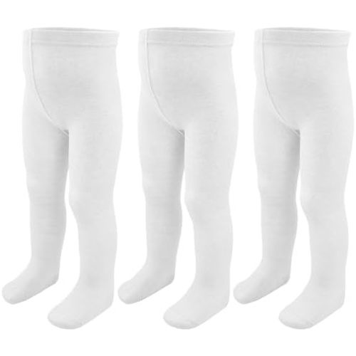Baby Girls Tights Leggings 3 Pack Cotton Thick 0-24 Month Newborn Infant Toddler Stocking Pants