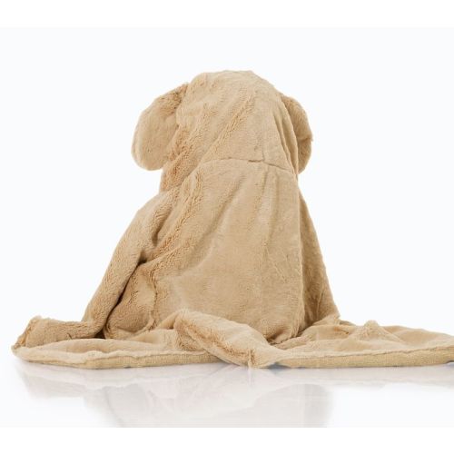 Faux-Fur Animal Baby Hooded Towels