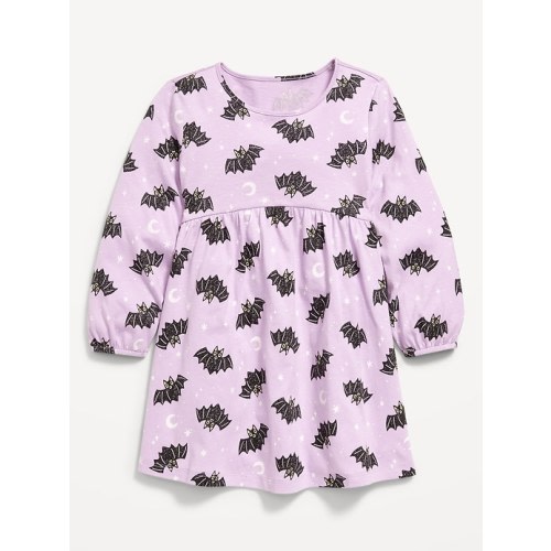 Printed Long-Sleeve Dress for Toddler Girls | Old Navy