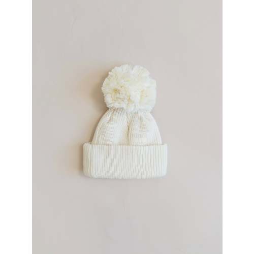 Knit Pom Hat - Bone – Pine Kids Co