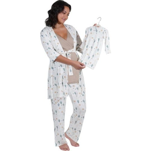Analise During & After 5-Piece Maternity/Nursing Sleep Set for Mom & Baby