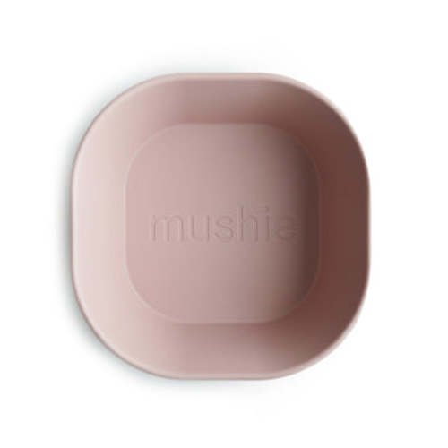 Mushie Baby Square Dinnerware Bowl, Set of 2