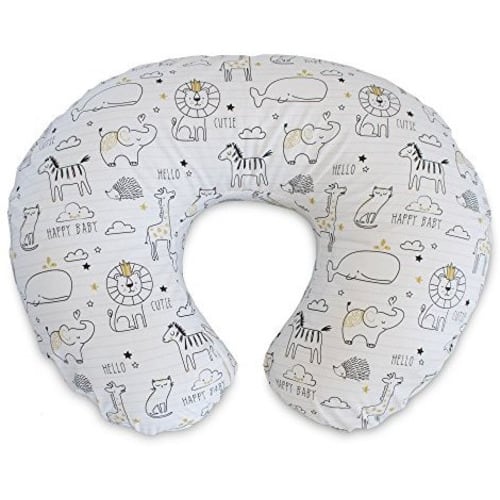 Boppy Nursing Pillow and Positioner, Notebook Black/Gold