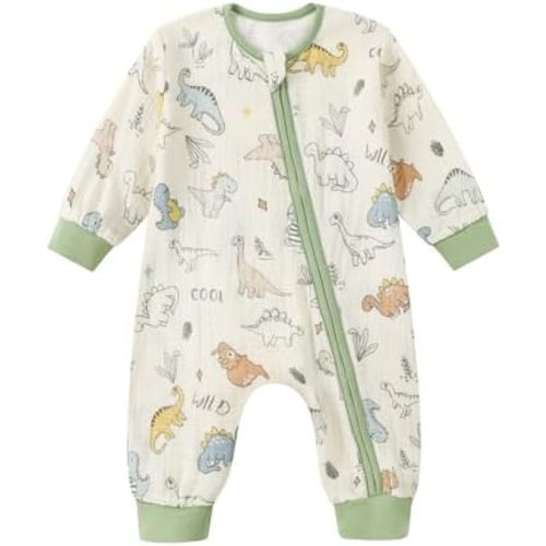 CARETOO Baby Sleep Sack with Legs Infant Sleepsuit Newborn Long Sleeve Wearable Blanket for Boys Girls 0-18 Months