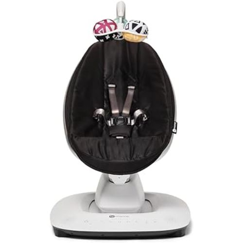 4moms MamaRoo Multi-Motion Baby Swing, Bluetooth Enabled with 5 Unique Motions, Black