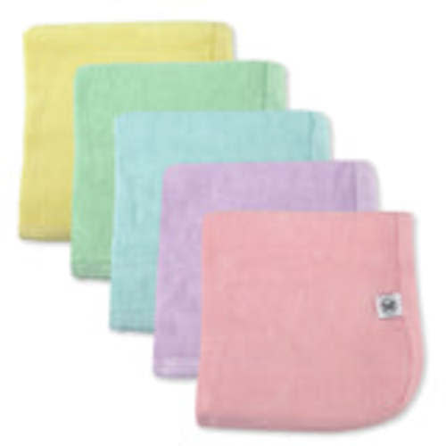 5-Pack Organic Cotton Baby Terry Wash Cloths | Honest Baby Clothing