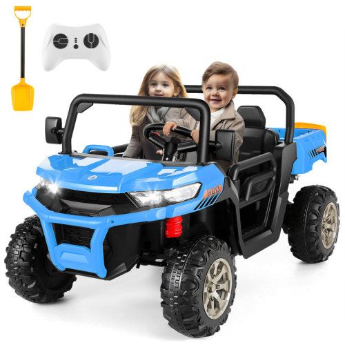 Himimi Delia Himimi 24 Voltage Ride On Dump Truck, 2 Seater Kids UTV with Electric Dump Bed, Remote Control & Reviews | Wayfair