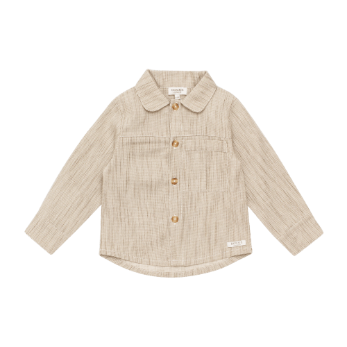 Pieter Overshirt | Sesame - White Striped
