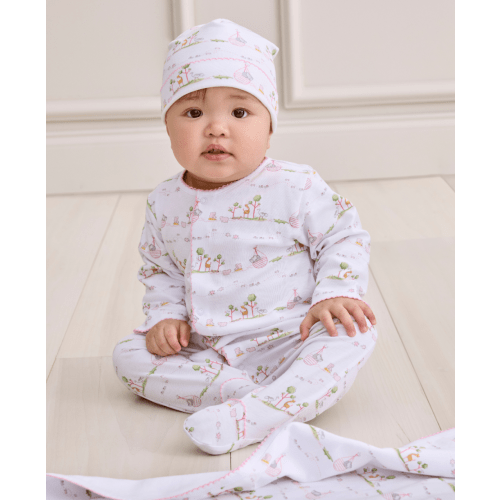 Pink Noah's Print Footie