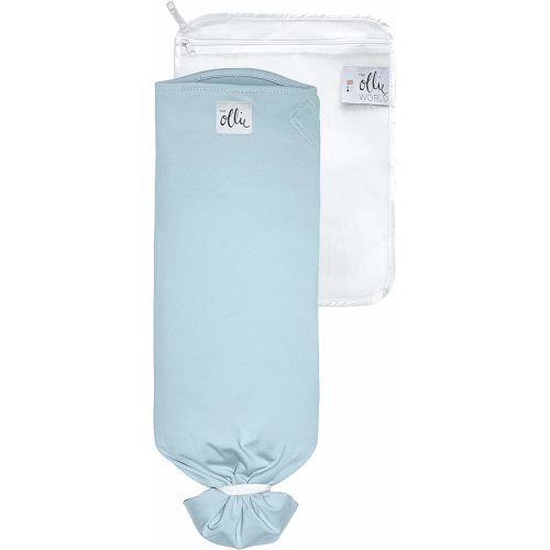 The Ollie Swaddle – Sleep Swaddle for Babies | Breathable, Moisture-Wicking Fabric to Prevent Overheating | Soft, Adjustable Fit | Ideal for Newborns & Infants (Sky)