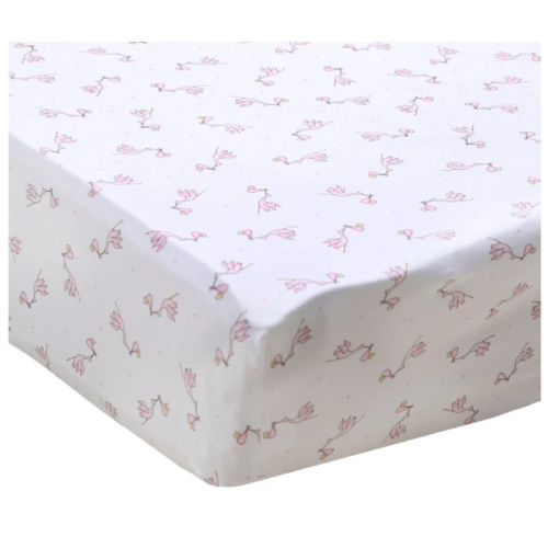 Worth the Wait Essentials Pink Crib Sheet