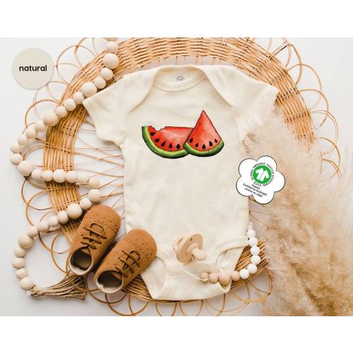 Kids Summer Shirts, Watermelon Onesie®, Spring Toddler Shirt, Vegan Youth T-Shirts, Fruit Graphic Tees, Cute Toddler TShirts, Gift for Kids