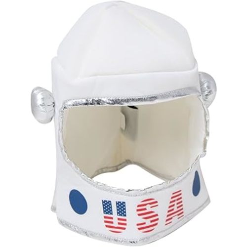 Kids Soft Fabric White Toy Astronaut Helmet