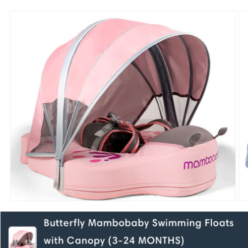 Mambobaby Float – Adorable Butterfly Mambo Baby Float for Pools – Snugglyfloat