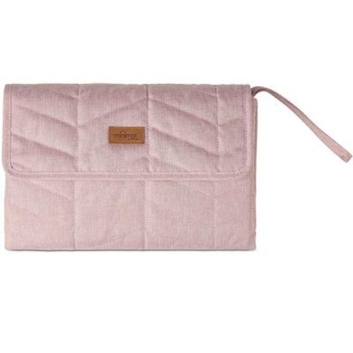 Minimoi Quilted Diaper Changing Clutch Purse Pink One Size