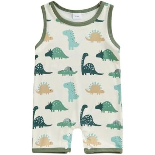 CIYCUIT Newborn Baby Boy Girl Romper Clothes Infant Solid Ribbed Onesie Bodysuit Jumpsuit Outfits