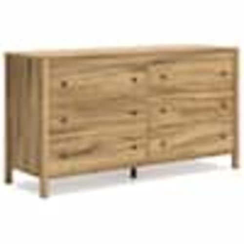 Signature DESIGN BY ASHLEY Bermacy Light Brown 6 Drawer 60.75 in. Dresser EB1760-231