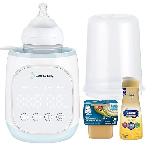 Little Bo Baby Bottle Warmer, 5 in 1 Bottle Warmer Fast Baby Bottle Warmer Baby Food Heater & Defroster Warmer