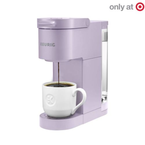 Keurig K-mini Go Single-serve K-cup Pod Coffee Maker Violet: Compact Electric Brewer, 12 Oz Capacity, Uses K-cups & Pods