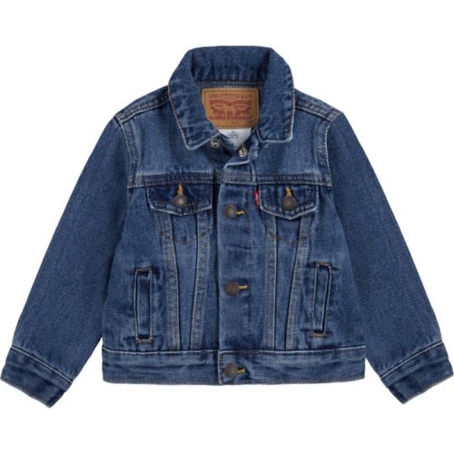 Baby Denim Trucker Jacket, 24M, Bristol Blue