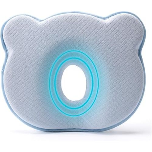 2025 New Upgrade Donut Soft and Cozy Pillow Prеvents FΙat hеad and Shapеs hеad Hеad Pillow(Blue)