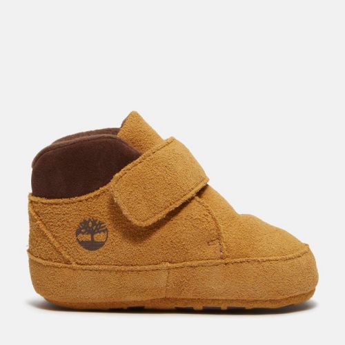 Timberland Infant Crib Bootie, Wheat Suede, 2
