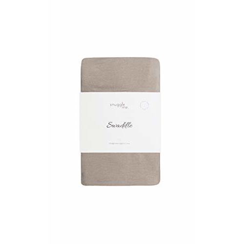 snuggle me Swaddle | Organic Cotton Swaddle Blanket, Soft Stretch, 47 x 47 inches (Birch)