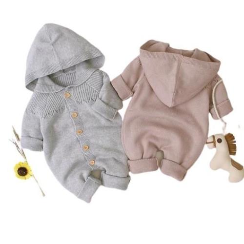Hooded button up playsuit – ChubbyBubbyBear LLC