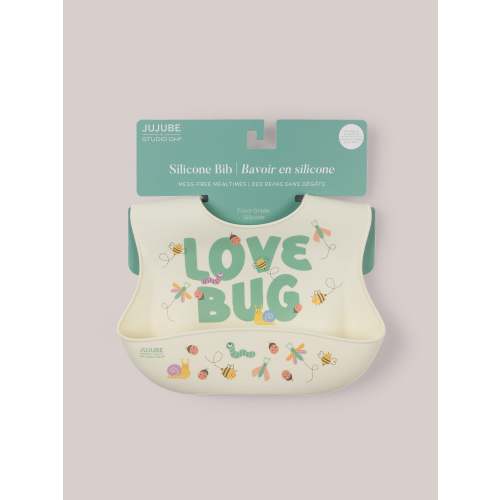 Silicone Bib - Love Bug