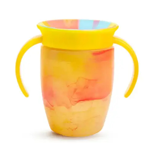 Miracle® 360° Tropical Swirl Trainer Cup, 7oz | Baby Drinkware | Munchkin