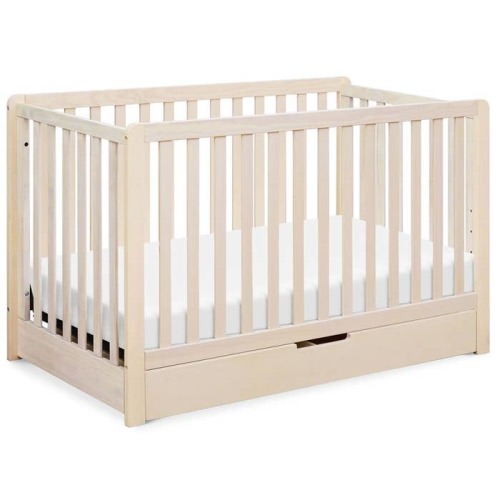 Finish : Washed Natural - Colby 4-in-1 Convertible Crib w/ Trundle by Davinci