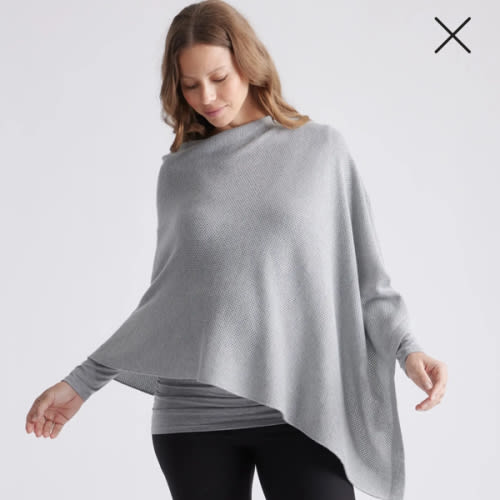 Lightweight Cotton Cashmere Nursing Shawl