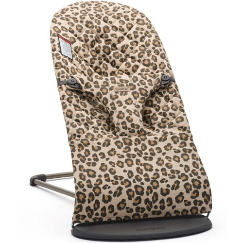 BabyBjörn Bouncer Bliss - Beige Leo Quilted Cotton