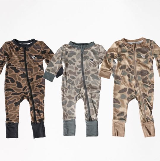 Classic Camo Baby Zip Up Bundle | BURLEBO