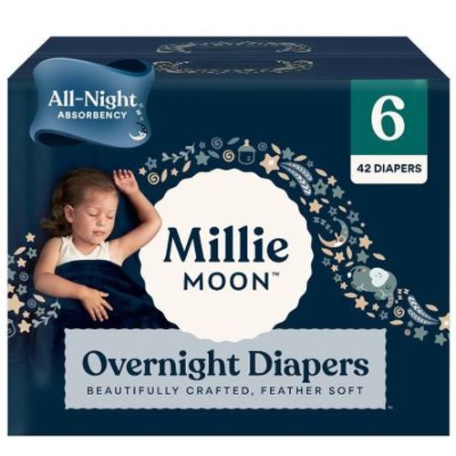 Millie Moon Overnight Diapers - Size 5 - 50ct
