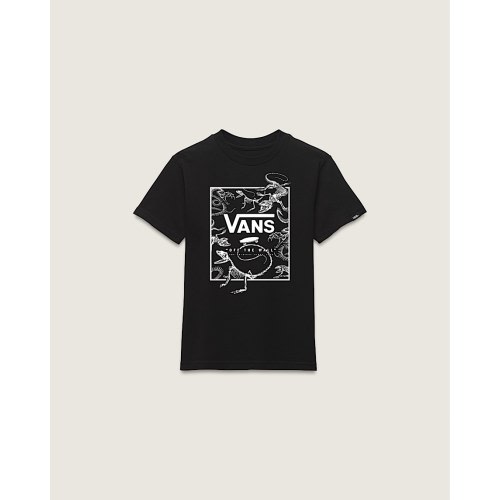 Little Kids Dino T-Shirt in Black | Vans