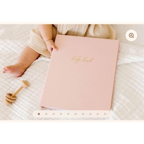 First Year Baby Memory Book - Pink