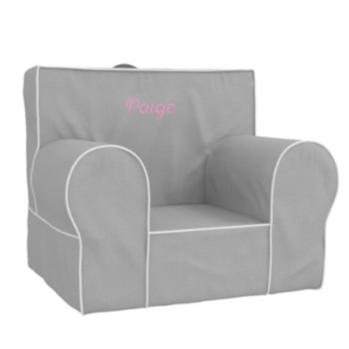 Anywhere Chair®, Twill w/ White Piping | Pottery Barn Kids