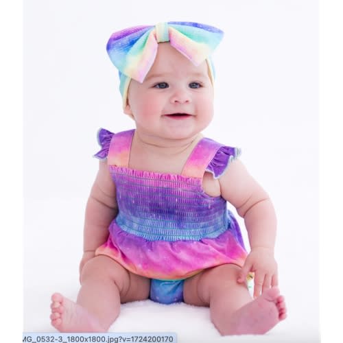 Thea smocked birdie bubble – Birdie Bean 0-3 months