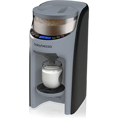 Baby Brezza New and Improved Formula Pro Advanced Formula Dispenser Machine - Automatically Mix a Warm Formula Bottle Instantly - Easily Make Bottle with Automatic Powder Blending, Slate