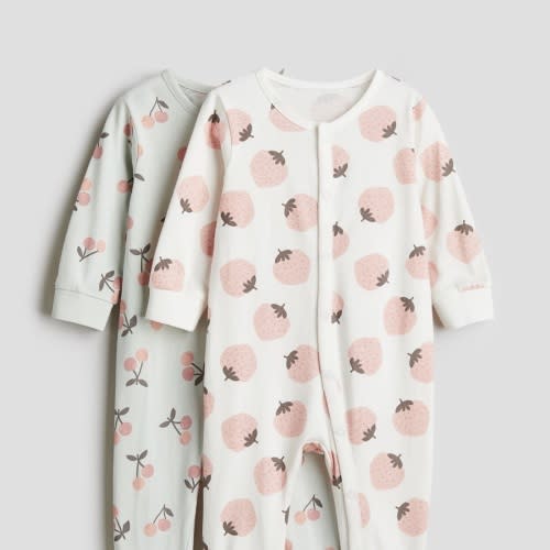 2-PACK PATTERNED COTTON PAJAMAS