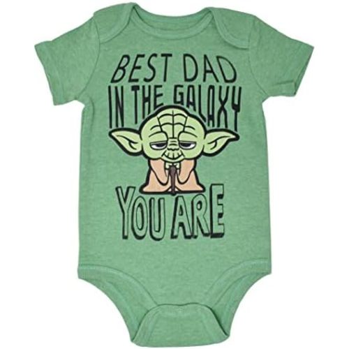 STAR WARS Darth Vader Yoda Baby Bodysuit Newborn to Infant