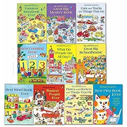 Richard Scarrys Best Collection Ever! 10 books collection. What do people do all day?... and other stories.